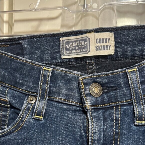 Signature by Levi Strauss Indigo Skinny Jeans - Picture 5 of 8